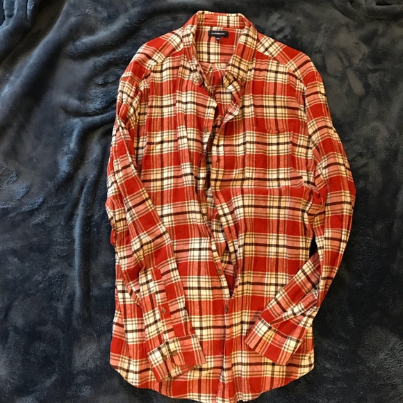 croft & barrow Other - Orange Flannel Shirt Size XL